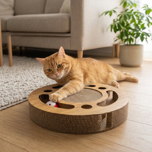 PawWorl™ ClawRoll Cat Scratcher