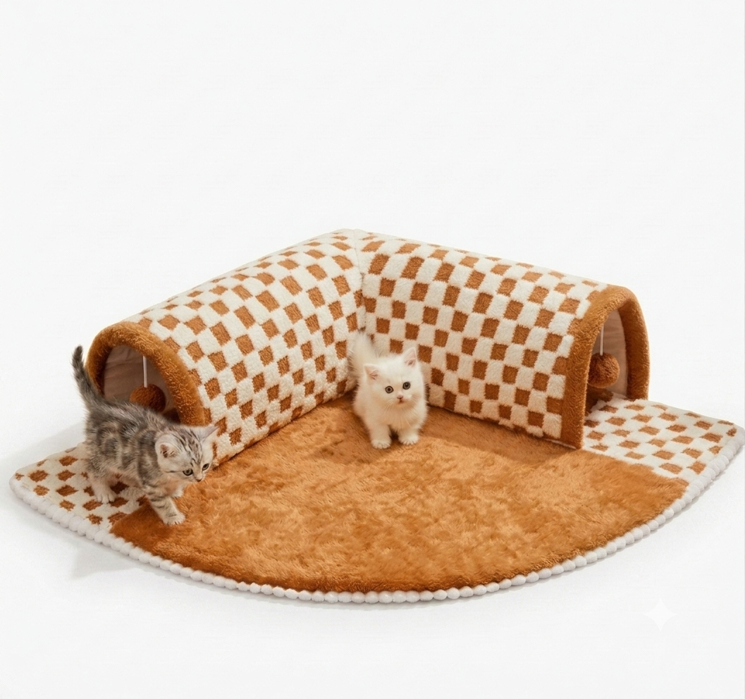 VelkynoPaw™ Cat Tunnel Bed